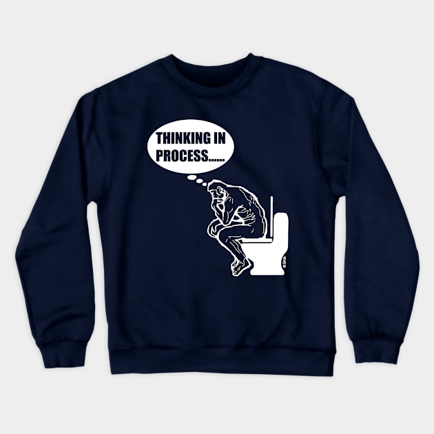 Thinking in process Crewneck Sweatshirt by NewSignCreation